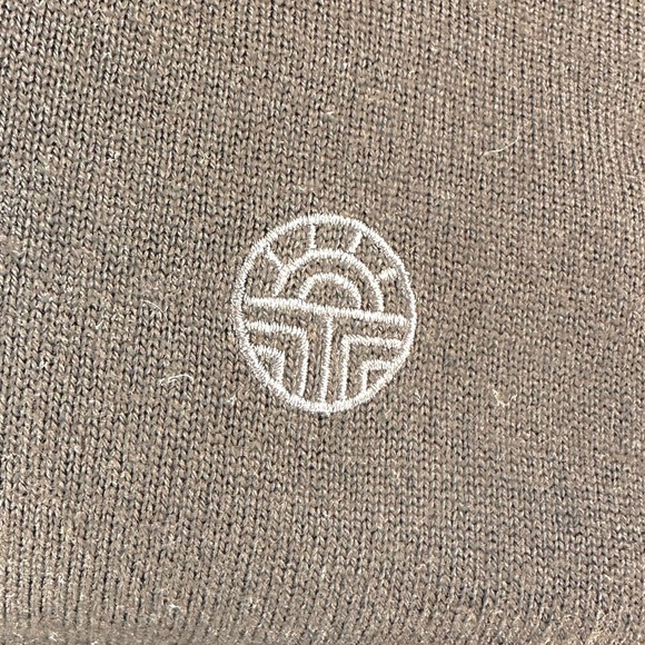 Louis Feraud Italy US Sz 14 Wool Sweater Brown Balloon Long Sleeve Pullover Top - Picture 2 of 9